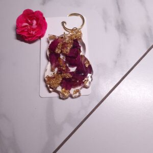 Breloczek sowa Róża & złoto