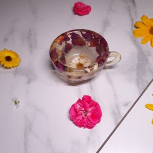 Filiżanka Róża Złocień & Złoto